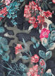 Blouse fleurie &agrave; la texture tiss&eacute;e, Noir, Packshot image number 2