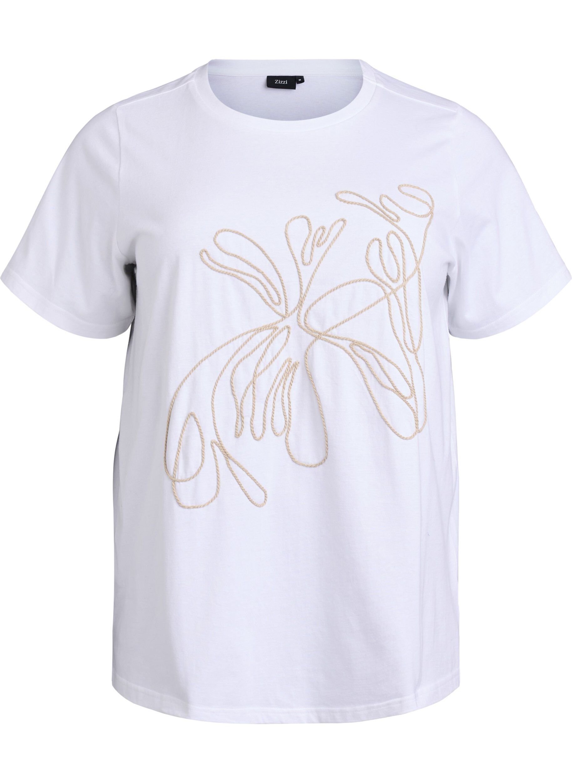 T-shirt en coton bio avec cordon de serrage