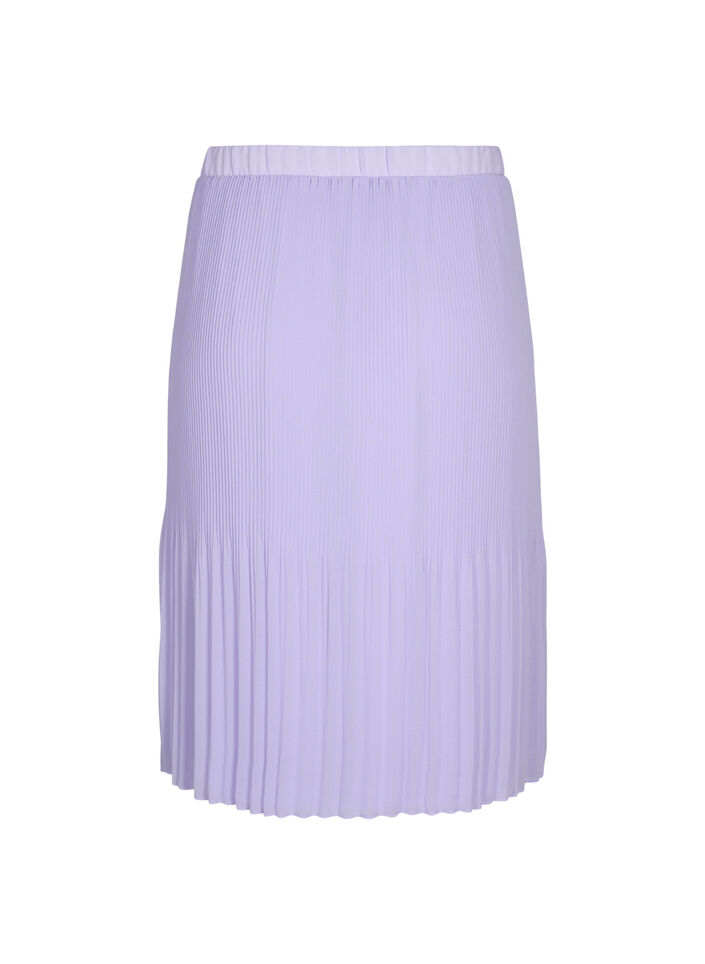 Jupe midi plissée, Lavender SOLID, Packshot image number 1