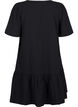 Robe &agrave; manches courtes en coton &agrave; une coupe &eacute;vas&eacute;e, Noir, Packshot image number 1