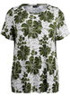 T-shirt avec imprim&eacute; floral, Vert, Packshot image number 0