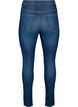 Jean Amy super mince avec destruction et taille haute, Dark blue, Packshot image number 1