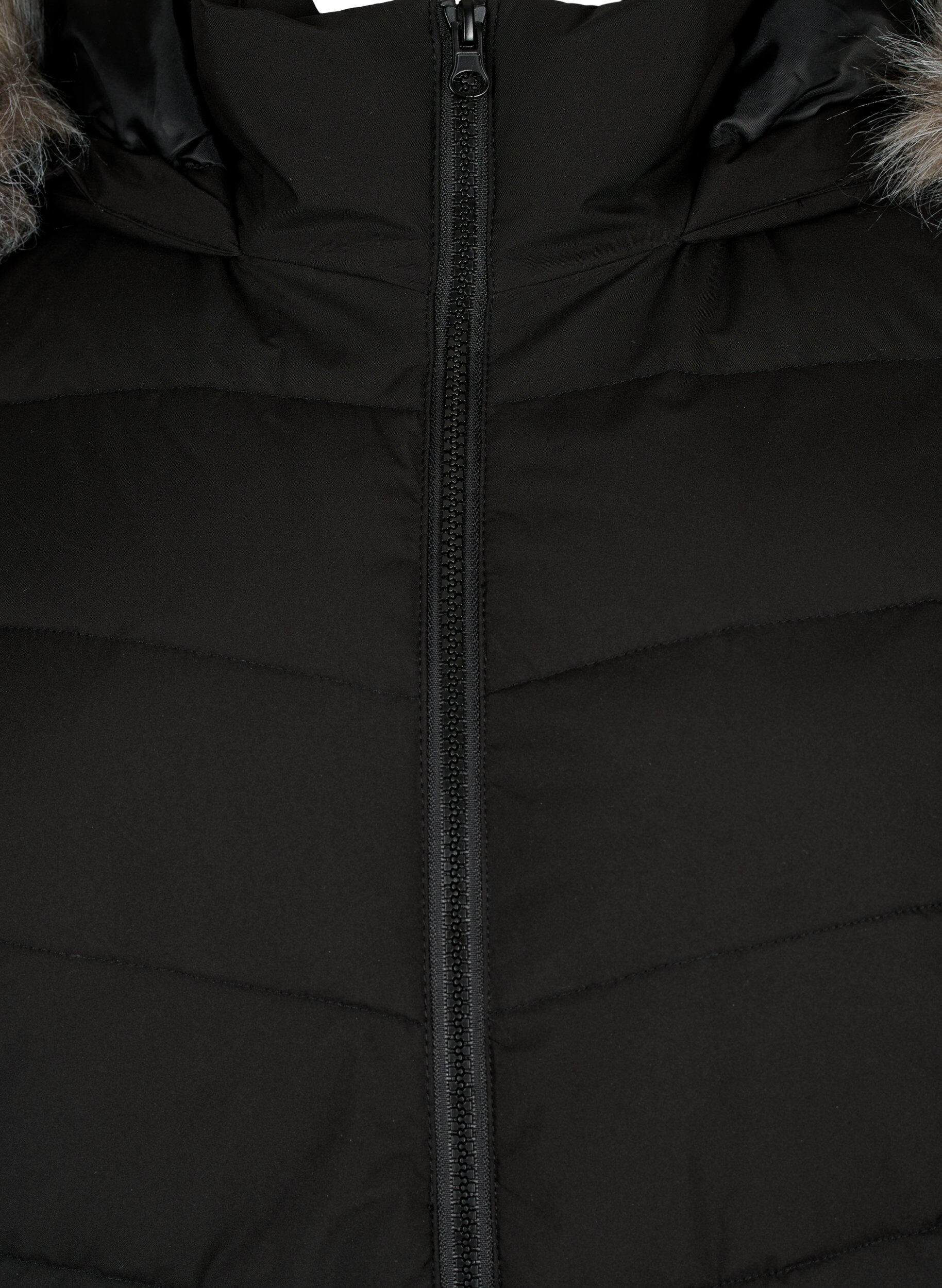 ZizziVeste courte &agrave; capuche, Noir, Packshot image number 2