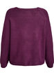 Maille douce avec un col rond, Violet, Packshot image number 1