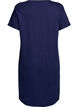 Chemise de nuit &agrave; manches courtes en coton biologique, Bleu, Packshot image number 1