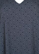 Robe à col en V avec imprimé, Navy Graphic AOP, Packshot image number 2