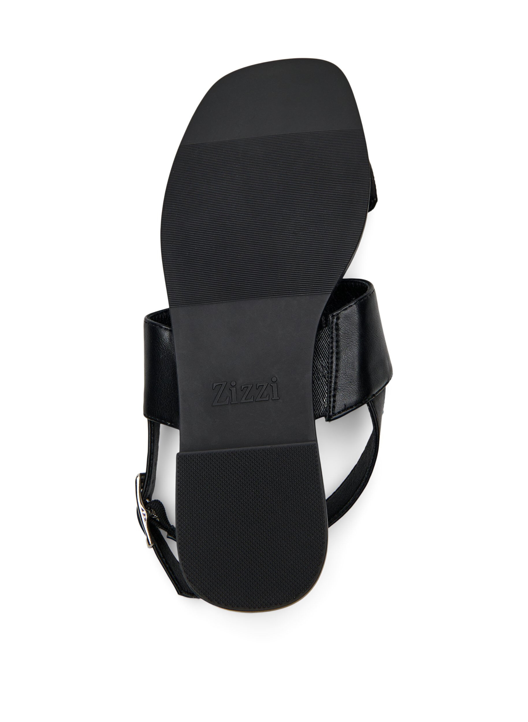 Zizzi Large - Sandales avec brides larges, Noir, Packshot image number 4