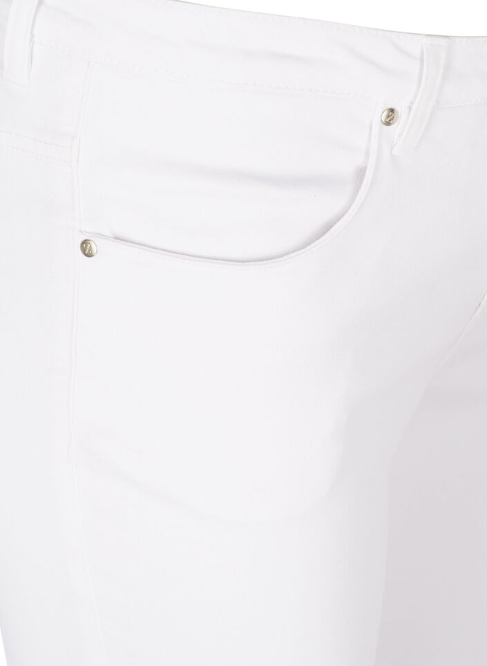 Jean Amy super slim &agrave; taille haute, White, Packshot image number 2