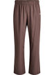 Pantalon de sport taille haute et coupe droite, Marron, Packshot image number 0