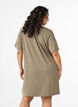 Tunique en jersey &agrave; rayures textur&eacute;es, Marron, Model image number 2