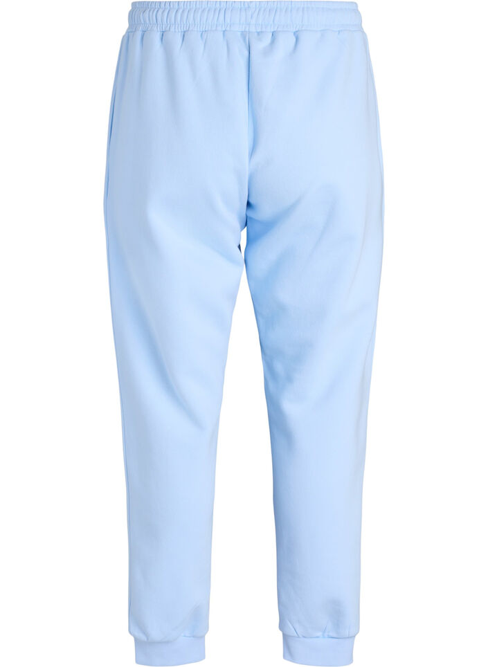 Joggers taille haute, Bleu Clair, Packshot image number 1