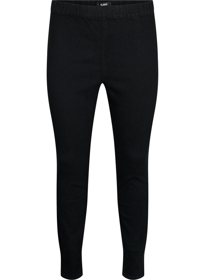 FLASH - Jegging ajusté à taille haute, Black, Packshot image number 0