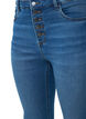 Jeans Amy à taille haute avec fermeture à bouton, Blue Denim, Packshot image number 2