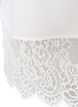 Chemise ample avec une large bordure en dentelle, Blanc, Packshot image number 4