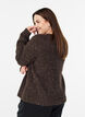 Cardigan en maille avec sequins, Marron, Model image number 2
