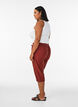 Pantacourt en coton, Bordeaux, Model image number 1