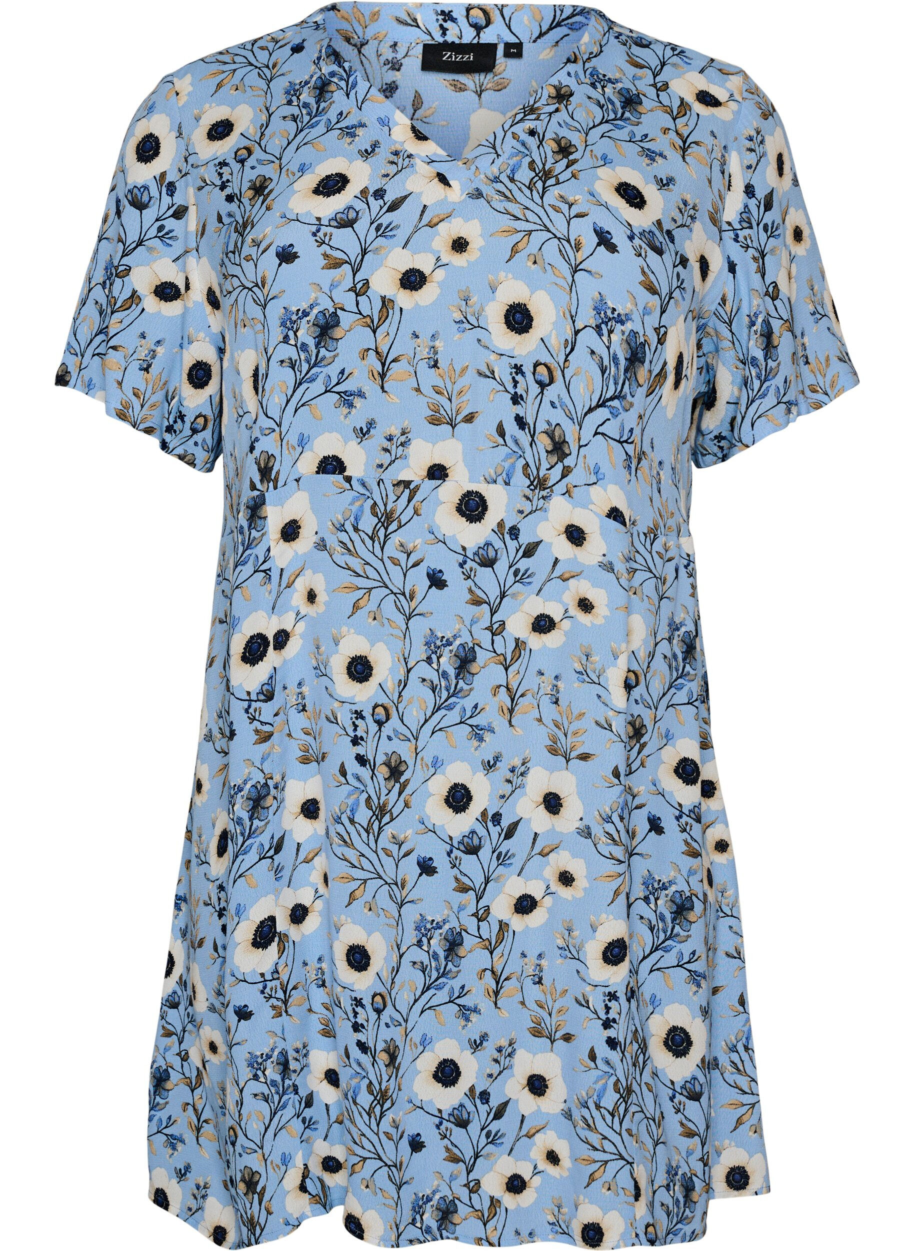 Robe courte avec imprim&eacute; floral