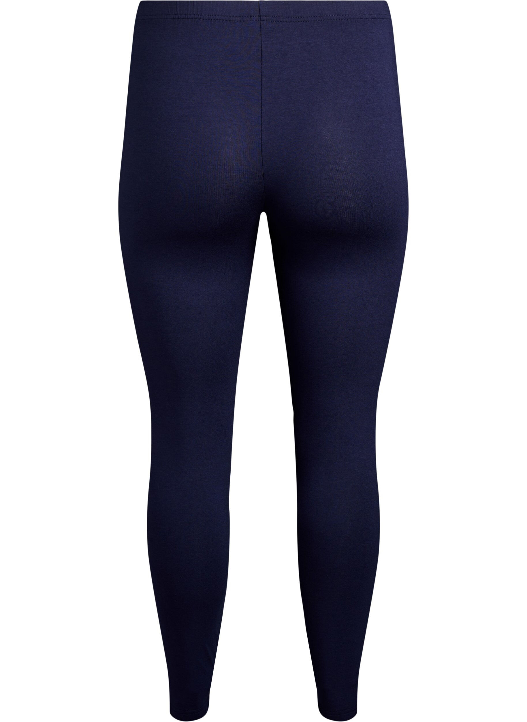 Zizzi Leggings basiques en viscose, Bleu, Packshot image number 1