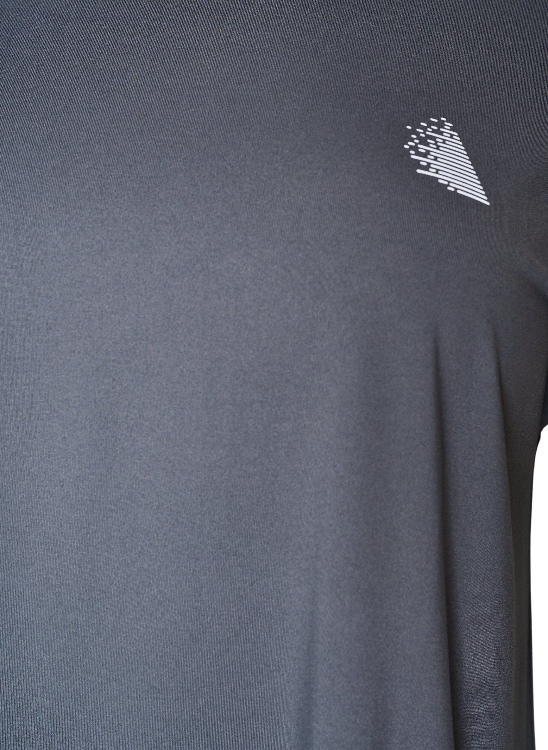 ZizziT-shirt de sport couleur unie, Gris, Packshot image number 2