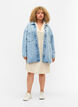 Veste en jean ample avec boutons, Light blue denim, Model image number 2