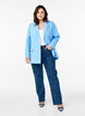 Blazer classique avec fermeture boutonn&eacute;e, Bleu Clair, Model image number 1