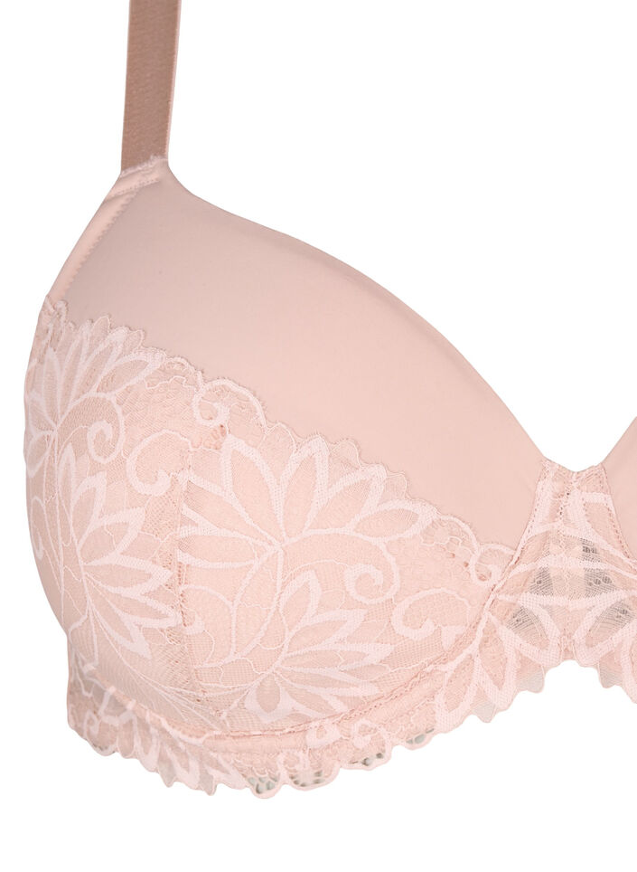 Soutien-gorge en dentelle avec armatures et rembourrage, Pink Tint, Packshot image number 2