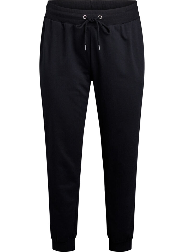 Pantalon de sport ample avec des poches, Noir, Packshot image number 0