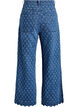 Jean Myra coupe large et effet us&eacute;, Bleu, Packshot image number 1