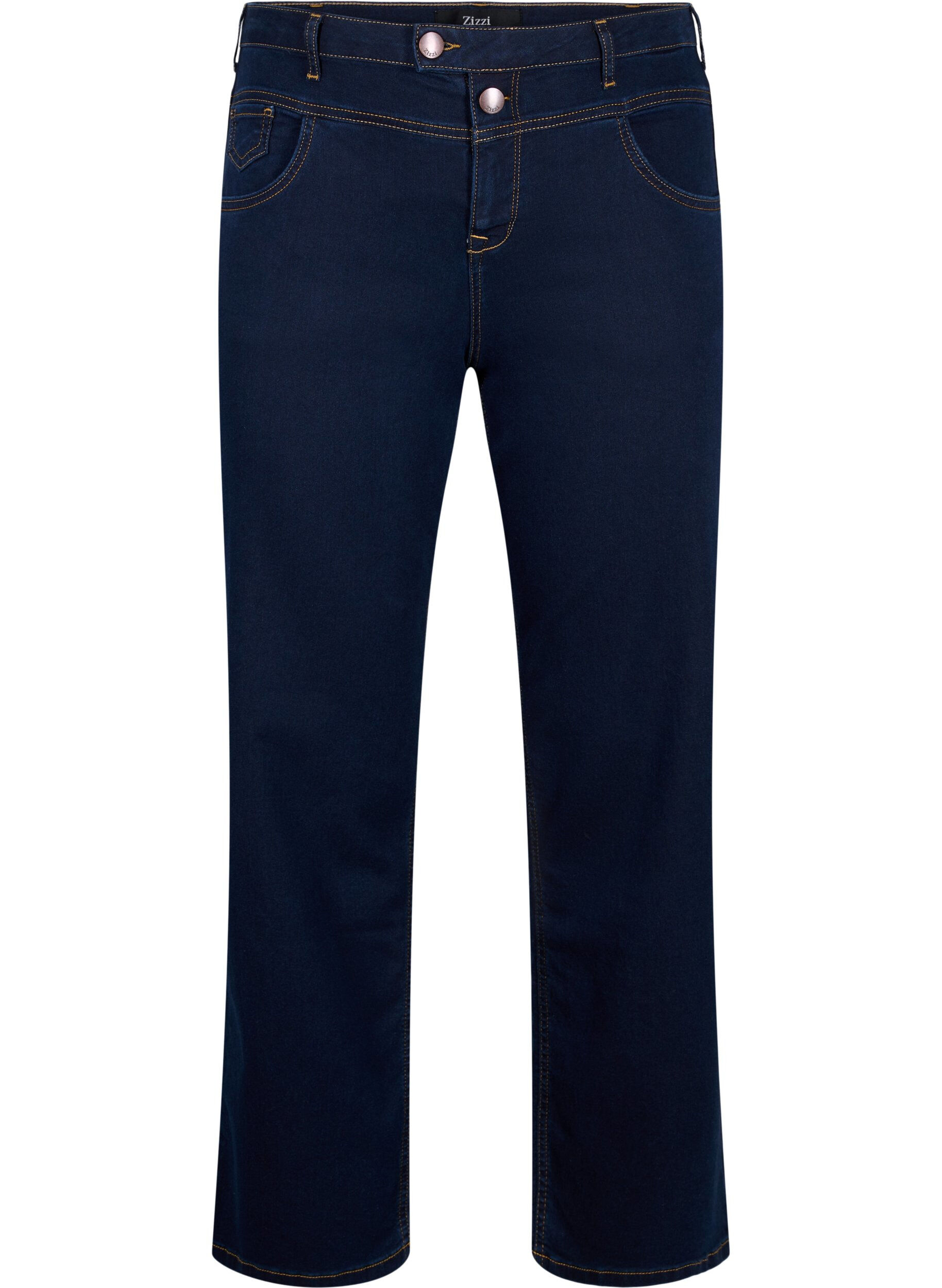 Jeans Gemma taille haute coupe droite