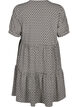 FLASH - Robe trapèze imprimée, Black White Graphic, Packshot image number 1
