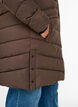 Manteau d'hiver matelassé à capuche, Marron, Model image number 4