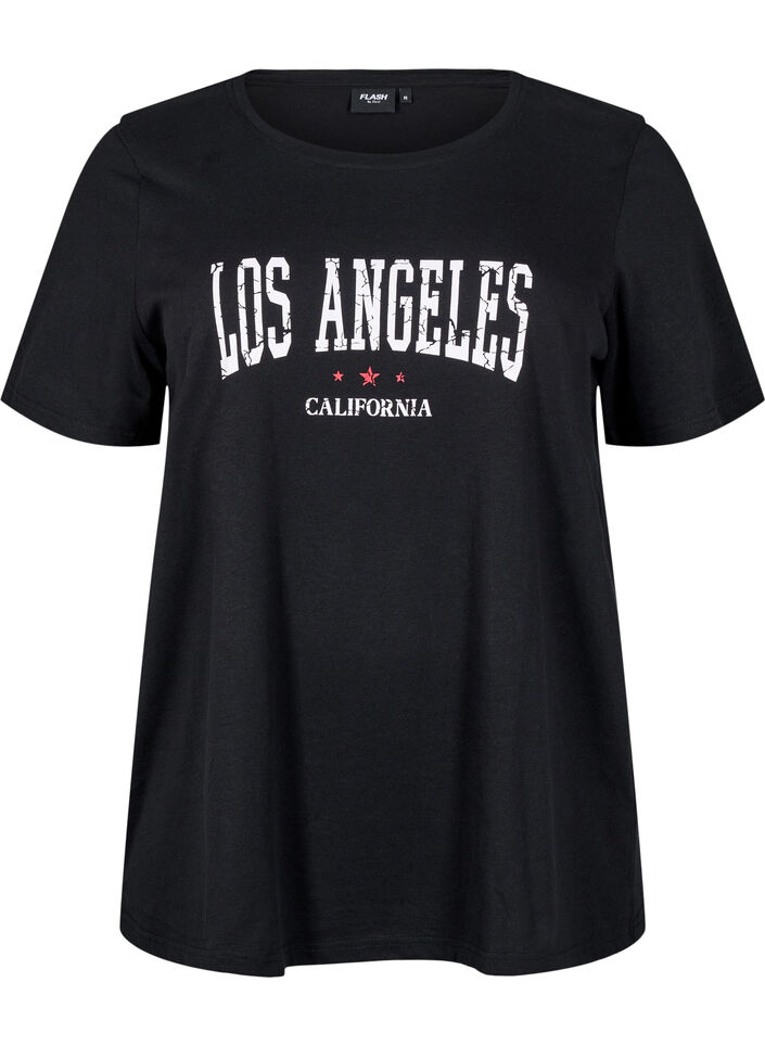 FLASH – T-shirt avec motif, Noir, Packshot image number 0