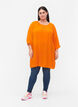 Tunique en viscose à manches 3/4, Orange, Model image number 1