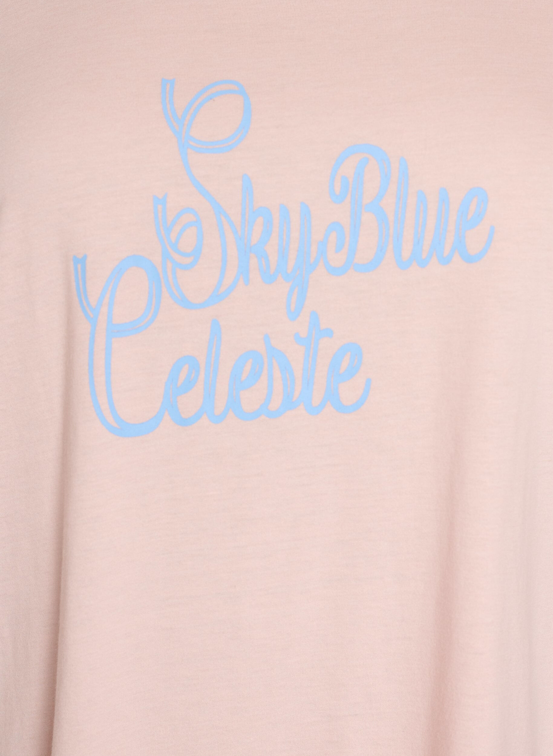 ZizziT-shirt imprim&eacute;, Rose poudr&eacute;e, Packshot image number 2