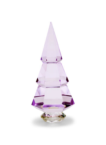 Arbre de Noël en verre de cristal, Purple, Packshot image number 0
