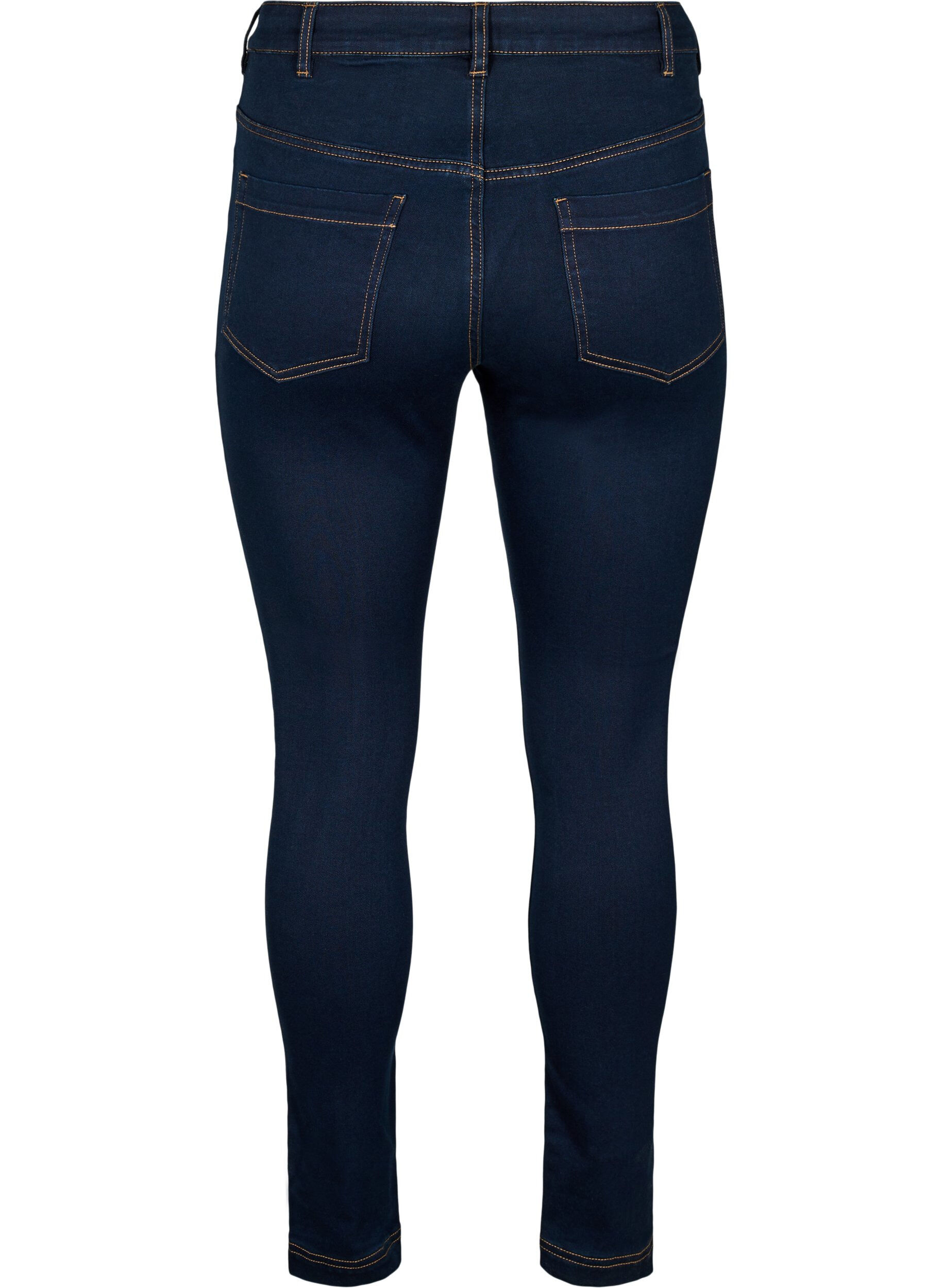 ZizziJean Amy super slim &agrave; taille haute, Unwashed, Packshot image number 1