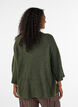Pull c&ocirc;tel&eacute; &agrave; manches 3/4, Vert, Model image number 2