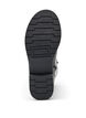 Botte haute en cuir avec boucles d&eacute;coratives, Noir, Packshot image number 4