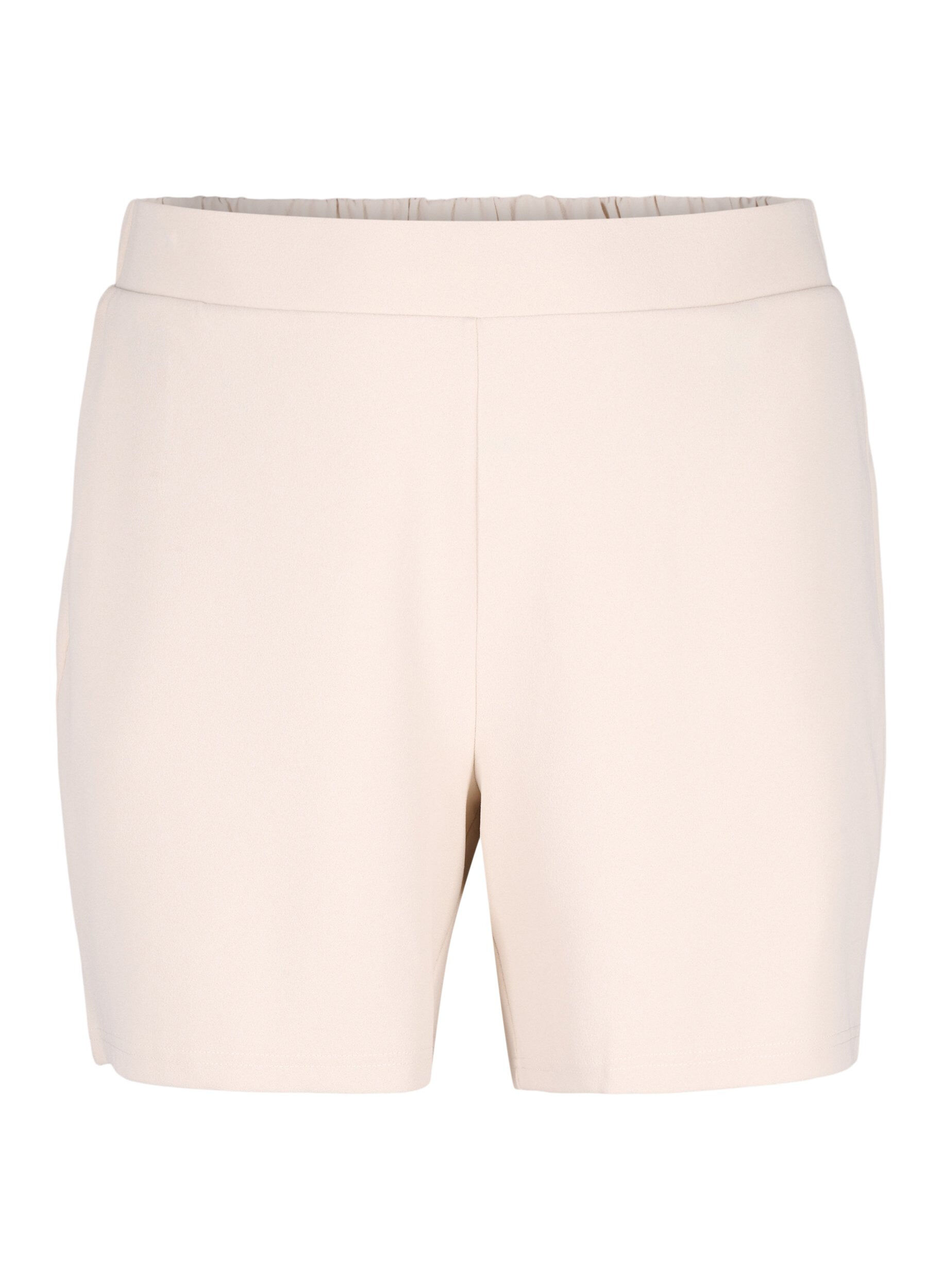 Zizzi Shorts amples avec des poches, Beige, Packshot image number 0