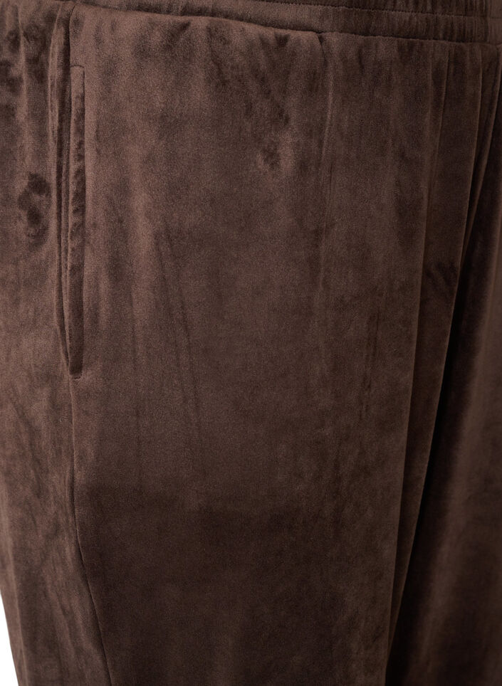 Pantalon ample en velours, Marron, Packshot image number 2