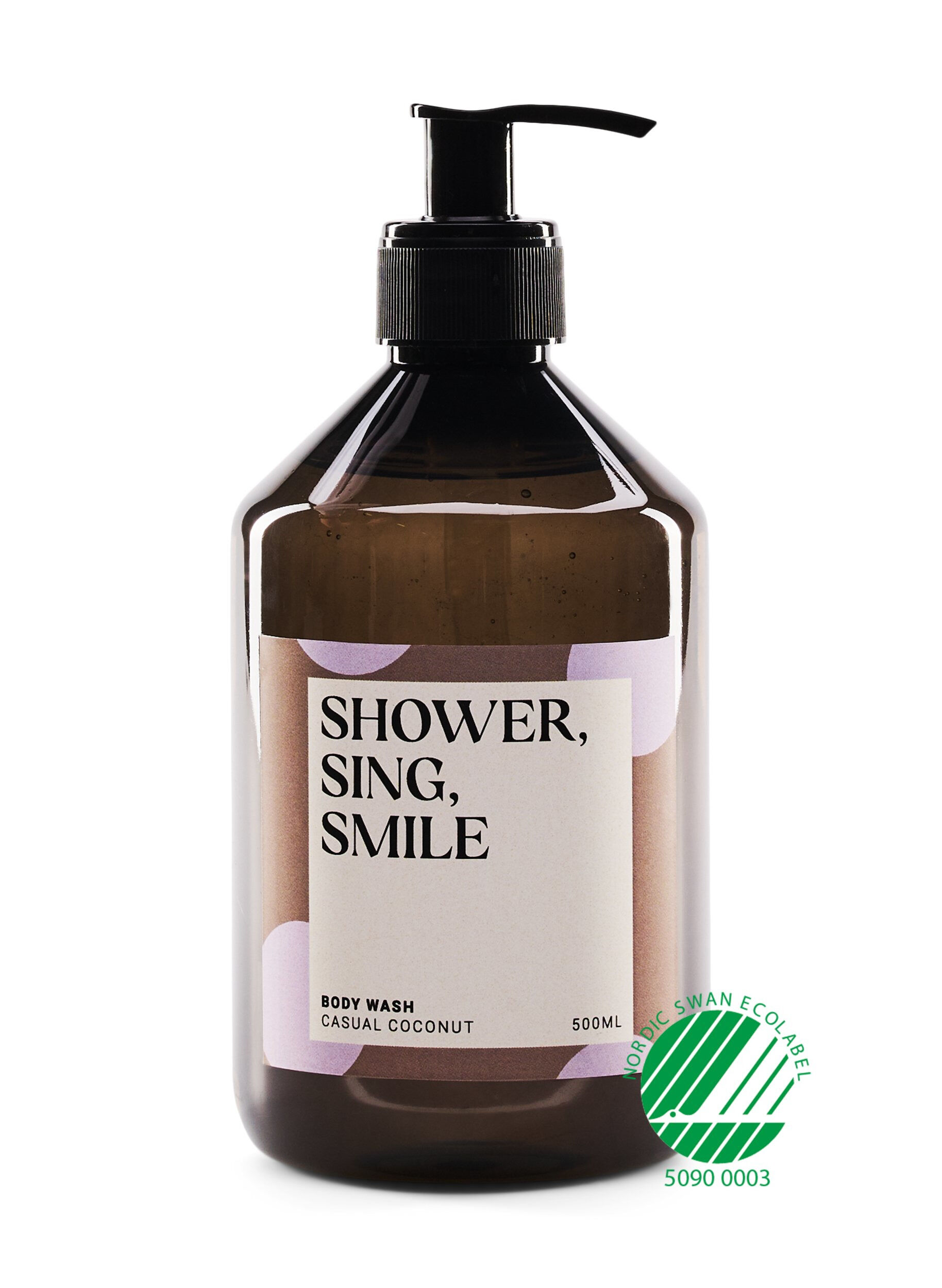 Zizzi Nordic Swan Ecolabel Gel douche corporel - Nordic Spa 500 ml, Casual Coconut Dots, Packshot image number 0