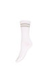 Chaussettes ray&eacute;es en coton, Blanc, Packshot image number 0
