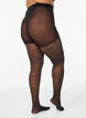 Collants &agrave; motif z&egrave;bre paillet&eacute; et 30 deniers, Noir, Packshot image number 1