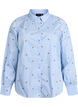Chemise avec cerises brod&eacute;es, Bleu Clair, Packshot image number 0