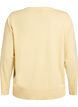 Cardigan en maille fine avec col rond, Jaune clair, Packshot image number 1