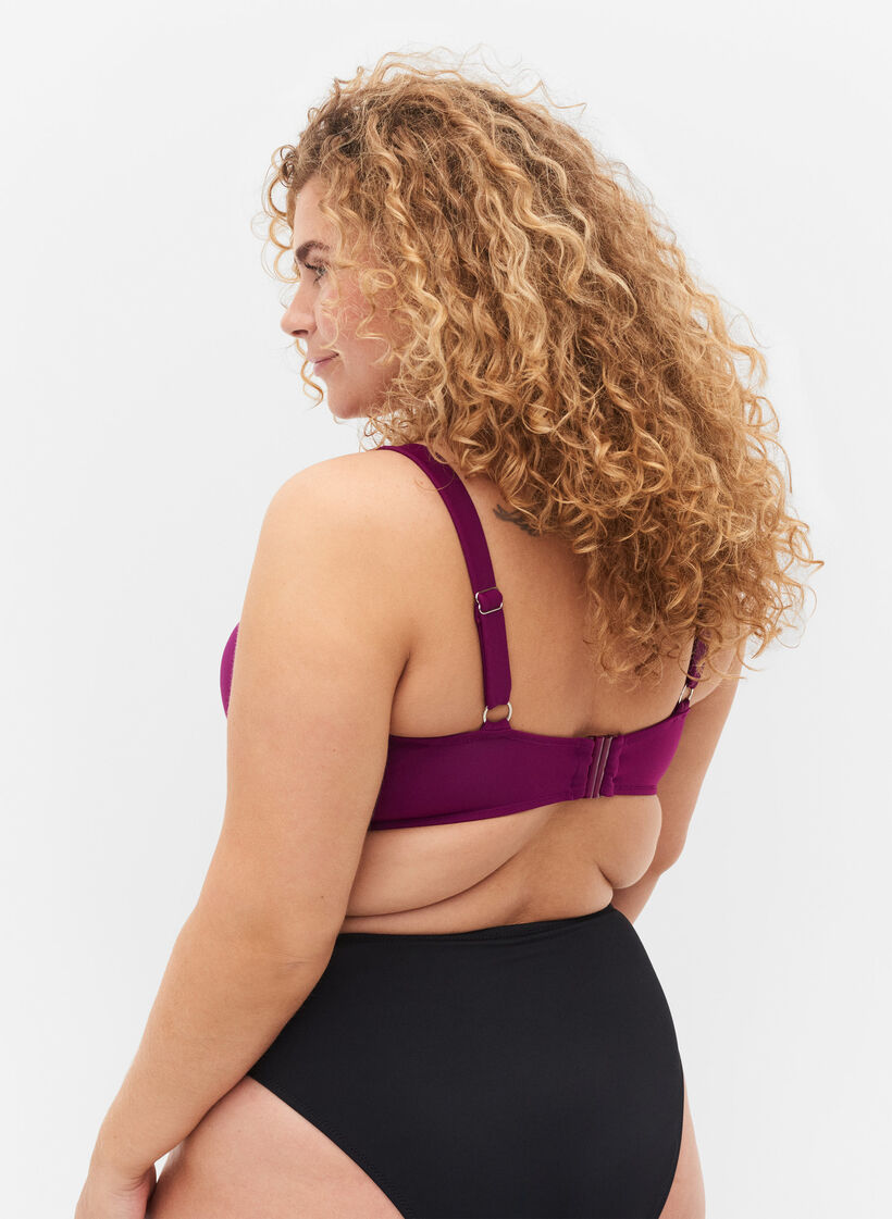 Haut de bikini, Dark Purple, Model image number 1