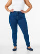 Jean Amy super slim taille haute, Bleu, Model image number 3