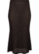 Jupe maxi avec motif &agrave; &oelig;illets, Noir, Packshot image number 0