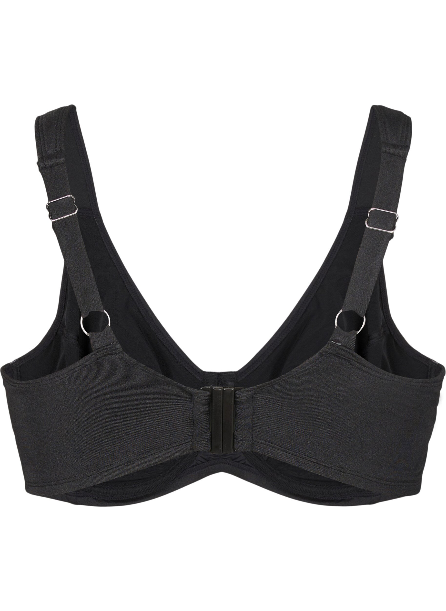 ZizziHaut de bikini couvrant avec armatures, Noir, Packshot image number 1