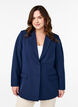 Blazer classique avec fermeture boutonn&eacute;e, Bleu, Model image number 0